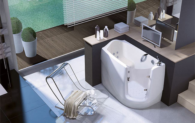 Сидячие ванны для маленьких ванных комнат: виды, устройство   как правильно выбрать